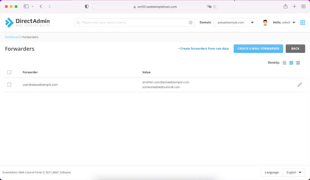 directadmin-email-forwarder-screen-with-new-forwarder-config